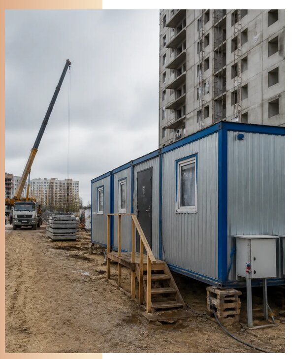 Аренда строительных вагончиков для рабочих в Сердобске